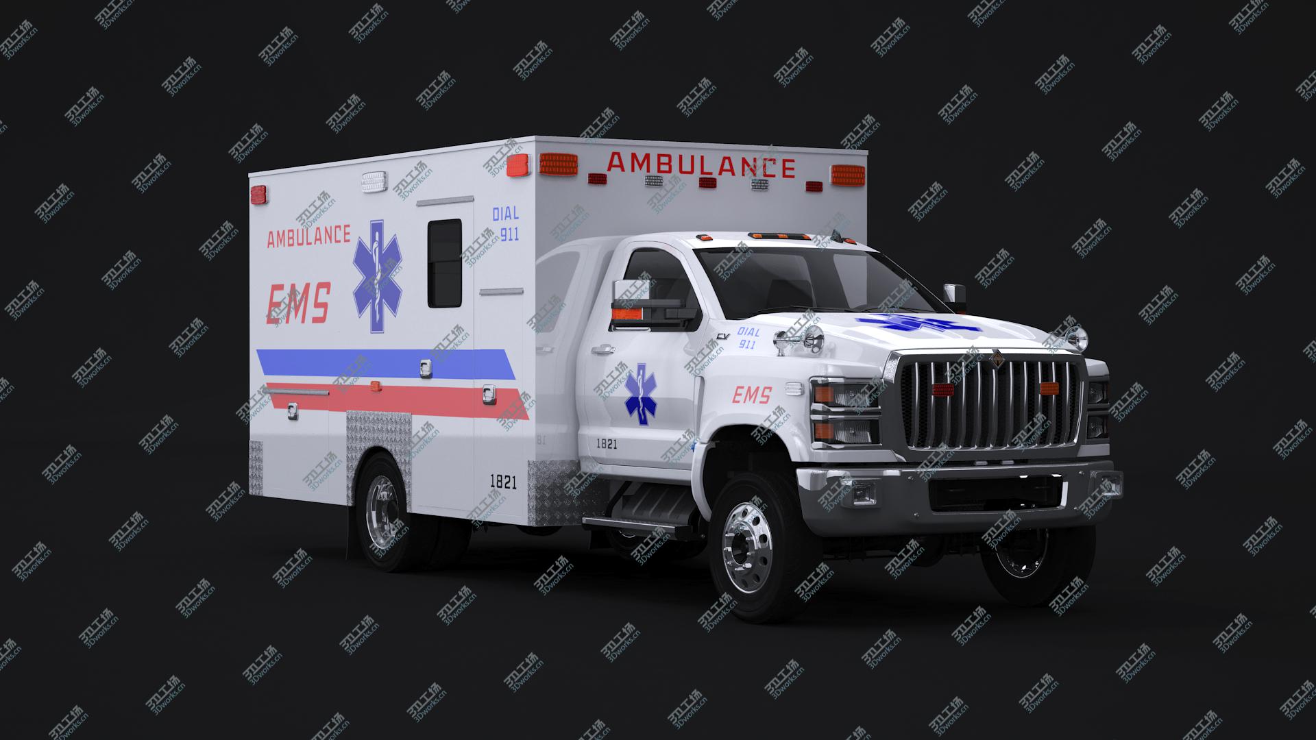 images/goods_img/20210313/3D 2020 International EMS Ambulance and Hospital Bed Collection/5.jpg